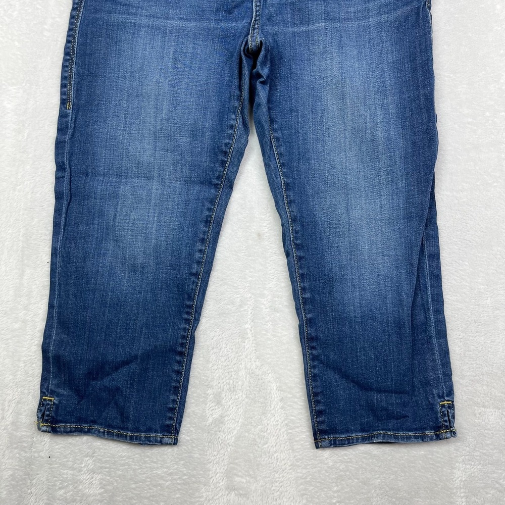 Rock & Republic Roskilde Cropped Jeans Women's 8 Blue Denim Classic - 28X18 - Picture 12 of 14